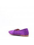 Women's mocassin in faux suede 