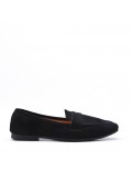 Women's mocassin in faux suede 