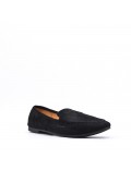 Women's mocassin in faux suede 