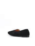 Women's mocassin in faux suede 