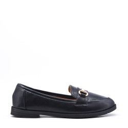 Women's mocassin in faux leather