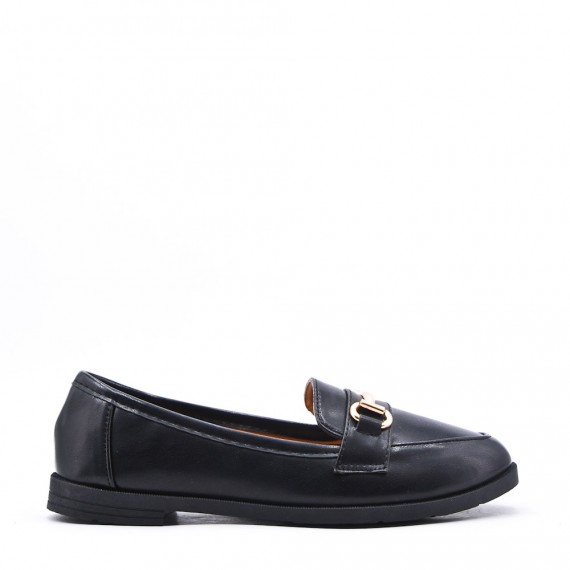 Mocassin en simili cuir pour femme