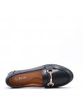 Women's mocassin in faux leather