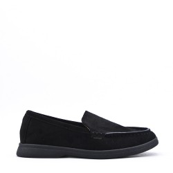 Women's mocassin in faux suede 