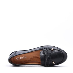 Women's mocassin in faux leather 