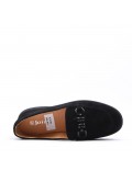 Women's mocassin in faux suede 