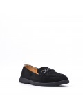 Women's mocassin in faux suede 