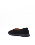 Women's mocassin in faux suede 