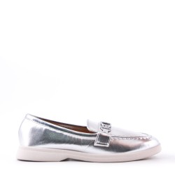 Women's mocassin in faux leather