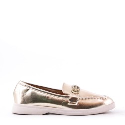 Women's mocassin in faux leather