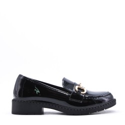 Women's mocassin in faux leather