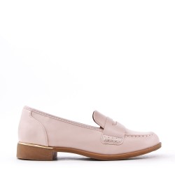 Mocassin en simili cuir pour femme