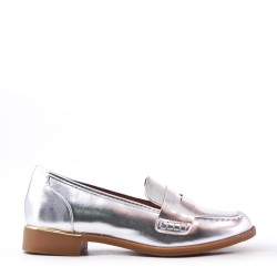 Women's mocassin in faux leather