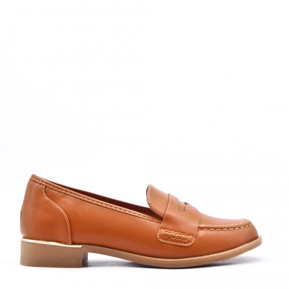 Mocassin en simili cuir pour femme