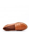 Mocassin en simili cuir pour femme