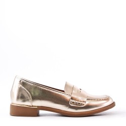 Women's mocassin in faux leather