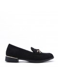 Women's mocassin in faux suede 