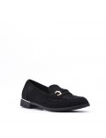 Women's mocassin in faux suede 