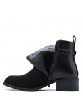 Ankle boot in a mix of materials for autumn and winter