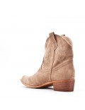 Ankle boot in faux suede