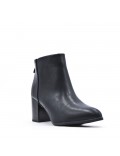 Faux leather ankle boot