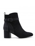 Faux leather ankle boot