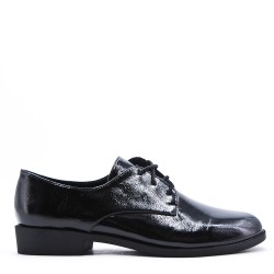 Derby in faux leather for women