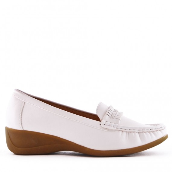 Mocassin en simili cuir pour femme Grande taille