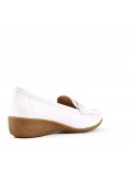 Women's mocassin in faux leather Big size