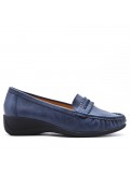 Women's mocassin in faux leather Big size