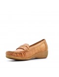 Women's mocassin in faux leather Big size