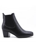 Faux leather ankle boot