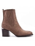 Ankle boot in faux suede