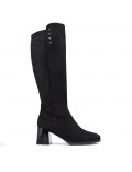 Faux suede boot