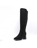 Faux suede boot