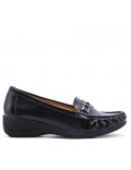 Women's mocassin in faux leather Big size