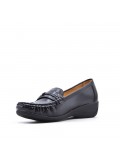 Women's mocassin in faux leather Big size