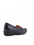 Women's mocassin in faux leather Big size