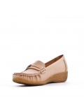 Women's mocassin in faux leather Big size