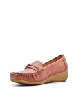 Women's mocassin in faux leather Big size