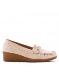 Mocassin en simili cuir pour femme