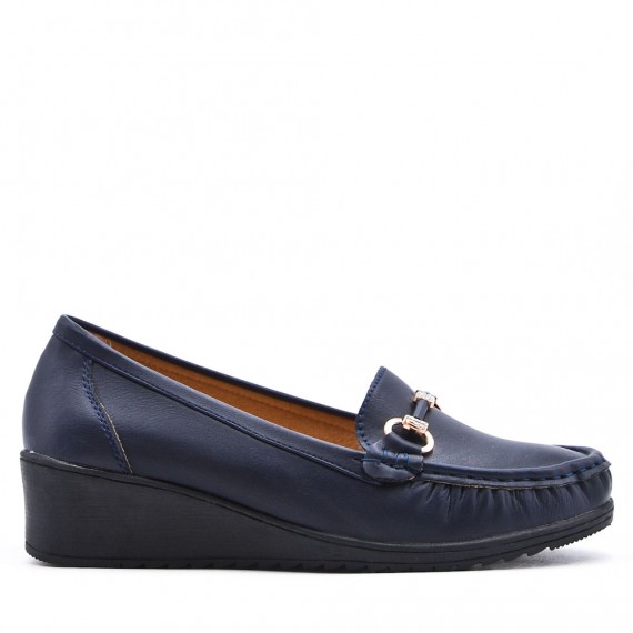 Women's mocassin in faux leather