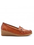 Women's mocassin in faux leather