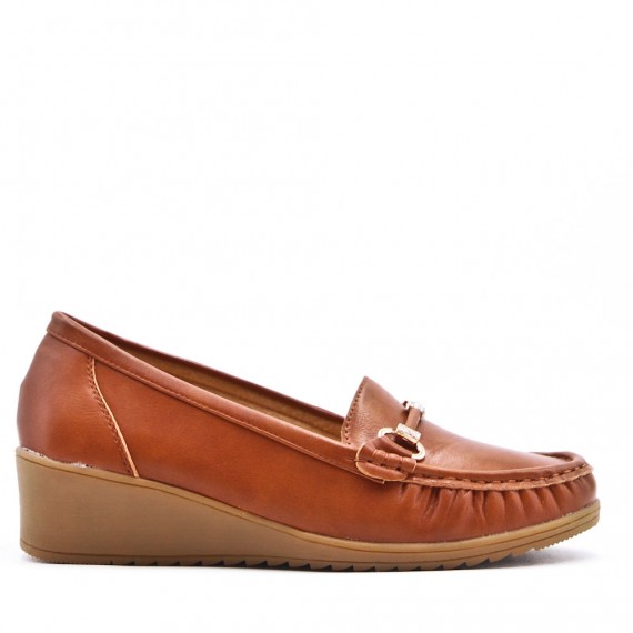 Women's mocassin in faux leather