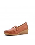 Women's mocassin in faux leather