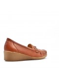 Women's mocassin in faux leather