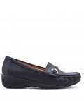 Women's mocassin in faux leather Big size