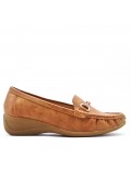 Women's mocassin in faux leather Big size