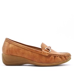 Mocassin en simili cuir pour femme Grande taille