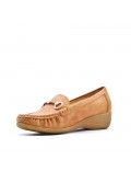 Women's mocassin in faux leather Big size